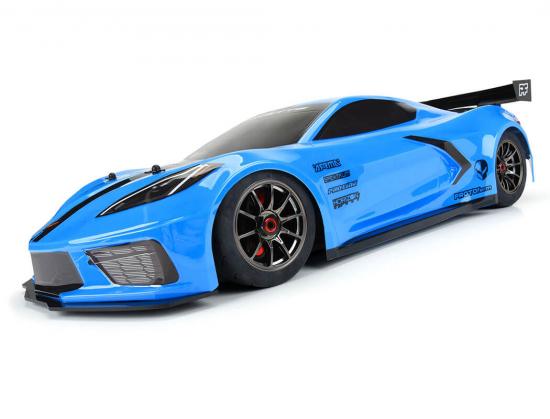 Protoform Chevy Corvette C8 Arrma Felony Bodyshell - Pre Painted Blue