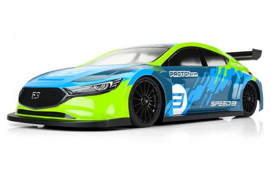 Protoform Speed3 Clear FWD (Frontie) Bodyshell - 190mm