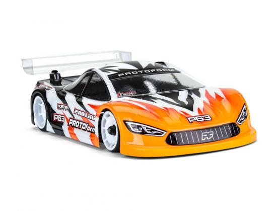 Protoform 1:28 P63 Lightweight Clear Bodyshell For Mini Z (98mm WB)