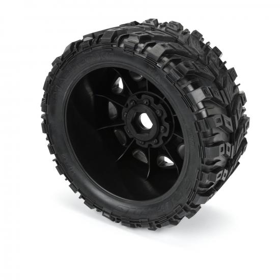 ProLine Masher X HP 5.7 Tyres Mounted on Raid 8x48 Wheels (2)