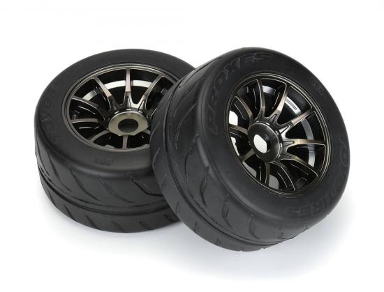 ProLine Toyo Proxes 53/107 2.9 S3 Belted Tyres on Spectre 17mm Wheels (2)