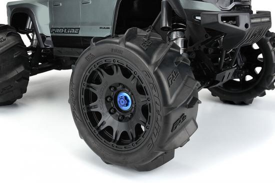 ProLine Dumont Paddle Tyres Pre Mounted on 5.7 Raid Black Wheels (2)