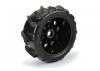 ProLine Dumont Paddle Tyres Pre Mounted on 5.7 Raid Black Wheels (2)