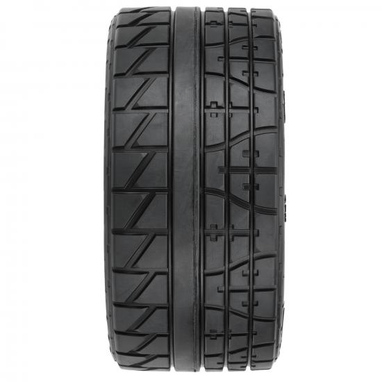 Menace HP 5.7 Street Belted Tires Mounted on Raid Black 8x4 Wheels (2) ** CLEARANCE **