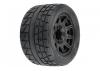 ProLine Menace HP 3.8 Belted Tyre On Raid Black 8x32 17mm Hex Wheels (2)