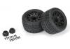 ProLine Menace HP 3.8 Belted Tyre On Raid Black 8x32 17mm Hex Wheels (2)