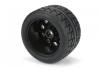 ProLine Menace HP 3.8 Belted Tyre On Raid Black 8x32 17mm Hex Wheels (2)