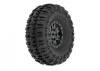 ProLine Trencher 1.0 Tyres On Mini Impulse Black Wheels - SCX24