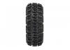 ProLine Trencher 1.0 Tyres On Mini Impulse Black Wheels - SCX24