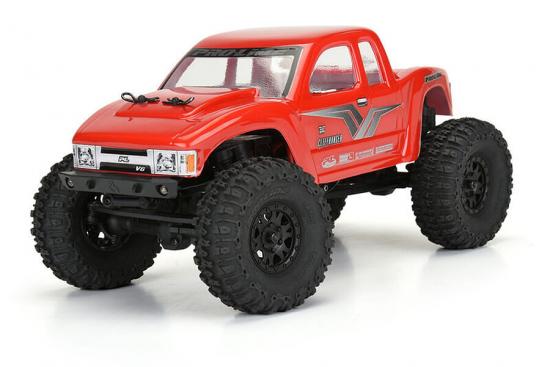 ProLine Trencher 1.0 Tyres On Mini Impulse Black Wheels - SCX24