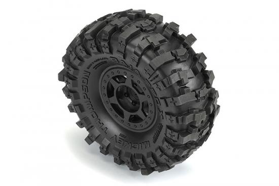 ProLine Mickey Thompson Baja Pro X 1.9 G8 Tyres - Mounted On Black Holcomb Wheels (2)