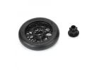 ProLine Supermoto S3 Front Tyres Mounted on Black Losi Promoto Wheel (1)