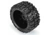 ProLine 5.7 Trencher Tyres Mounted on 24mm Hex Black Raid 8x48 Wheels (2)
