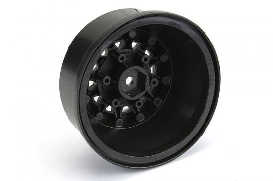 ProLine Raid 2.2/3.0 Silver/Black Beadloc 6X30 SC Wheels (2) ** CLEARANCE **