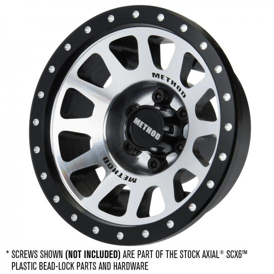 ProLine 1:6 Method 305 Aluminium 2.9 +2mm Offset SCX6 Wheels (2)