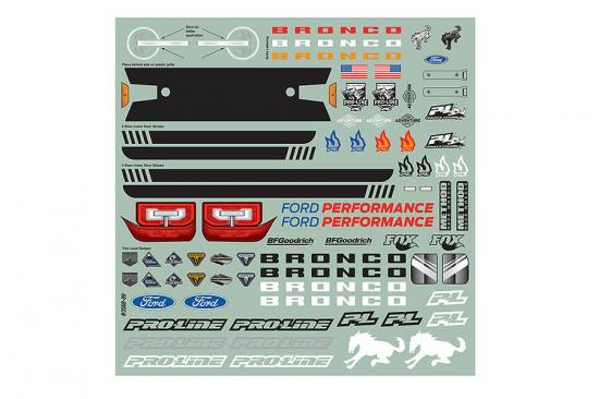 ProLine 2021 Ford Bronco Clear Body Set + Accessories (290mm WB) ** CLEARANCE **