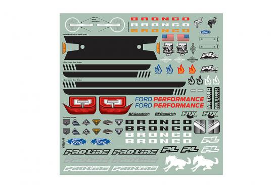ProLine 2021 Ford Bronco Clear Body Set + Accessories (313mm WB) ** CLEARANCE **
