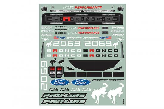 ProLine Ford Bronco R Clear SC Bodyshell - Fits Tenacity/Senton/Slash