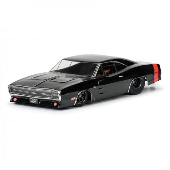 1:10 1970 Dodge Charger Clear Body: Drag Car