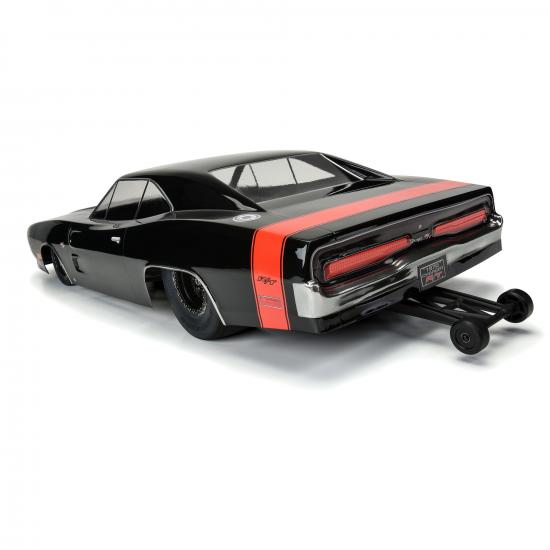 1:10 1970 Dodge Charger Clear Body: Drag Car
