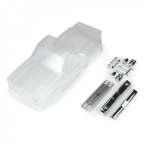 ProLine 1982 Chevy K-10 Clear Body Set with Scale Molded Accesories (312mm WB)