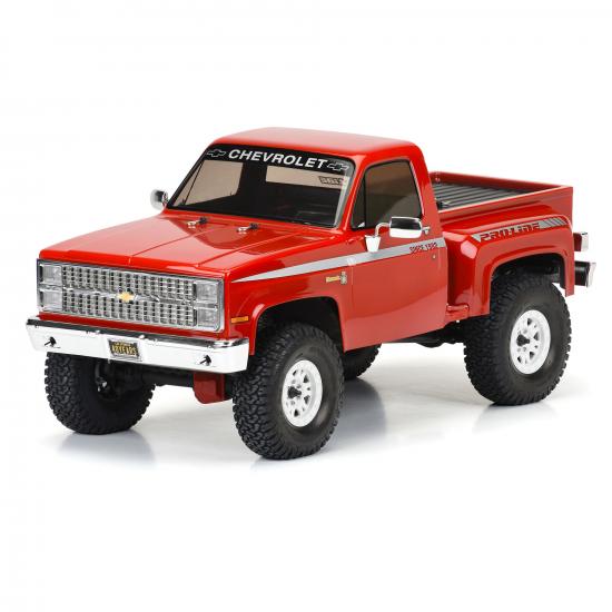 ProLine 1982 Chevy K-10 Clear Body Set with Scale Molded Accesories (312mm WB)