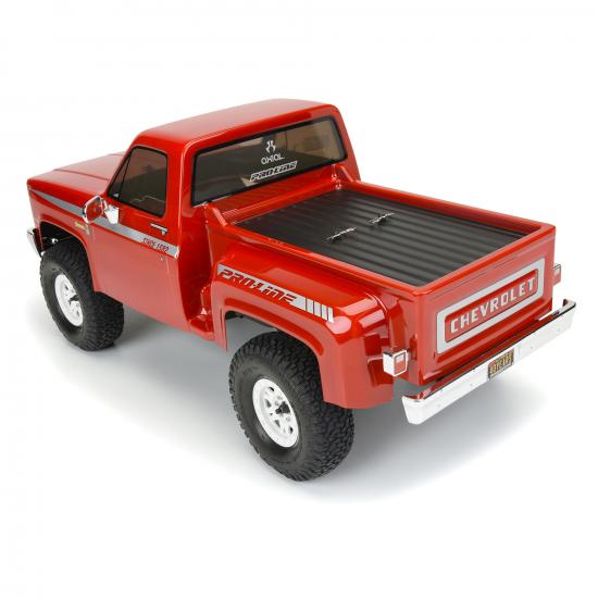 ProLine 1982 Chevy K-10 Clear Body Set with Scale Molded Accesories (312mm WB)
