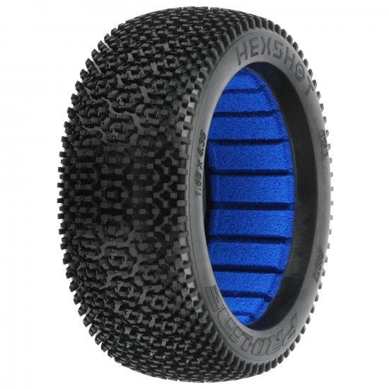 1:8 Hex Shot S3 Front/Rear Off-Road Buggy Tires (2)