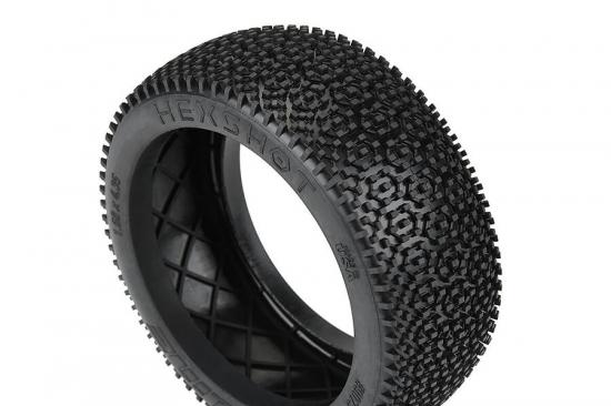 ProLine Hex Shot 1:8 Buggy Tyres - M3 Soft - With Closed Cell Inserts (2)