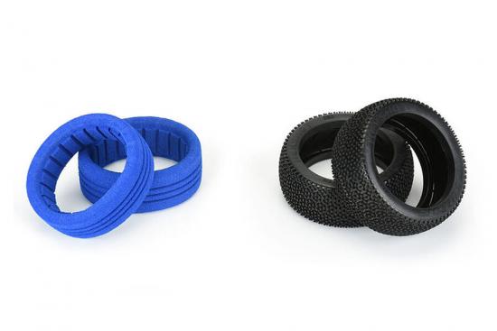 ProLine Hex Shot 1:8 Buggy Tyres - M3 Soft - With Closed Cell Inserts (2)