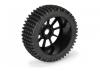 ProLine Gladiator M2 Tyres Pre Mounted on Black Mach 10 1:8 Buggy Wheels (2)