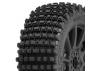 ProLine Gladiator M2 Tyres Pre Mounted on Black Mach 10 1:8 Buggy Wheels (2)