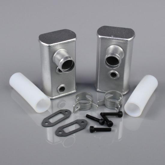 Stinger Engines Muffler (fits 40cc Twin) (2 pcs)