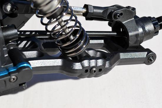 RPM Front A-Arms Black For Associated MT8