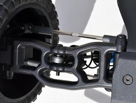 RPM Front A-Arms Black For Assoc Pro2 SC10 - Trophy Rat