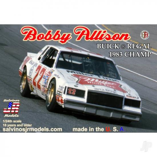 Salvinos JR Models 1:25 Bobby Allison 1983 Buick Regal Champion