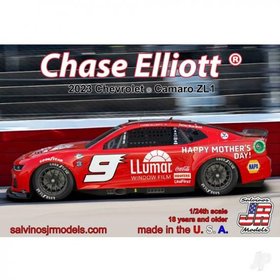 Salvinos JR Models 1:24 Hendrick Motorsports Chase Elliott 2023 Camaro Llumar