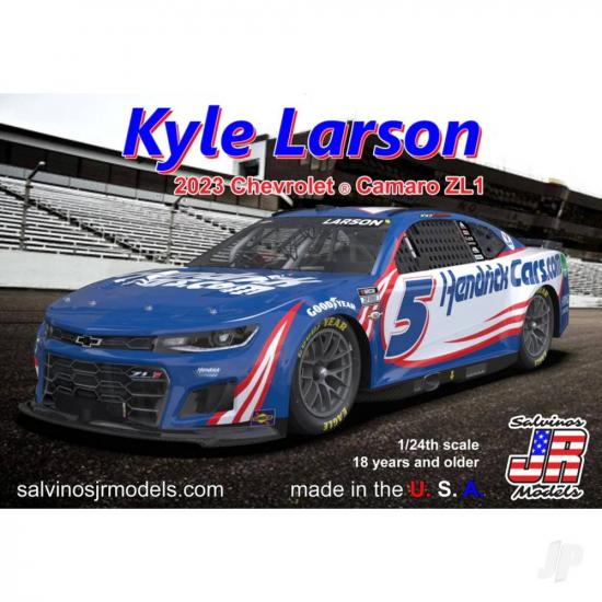 Salvinos JR Models 1:24 2023 Kyle Larson Chevy  Camaro - HendrickCars Primary Paint Scheme