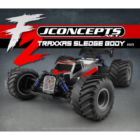JConcepts F2 Traxxas Sledge Clear Bodyshell