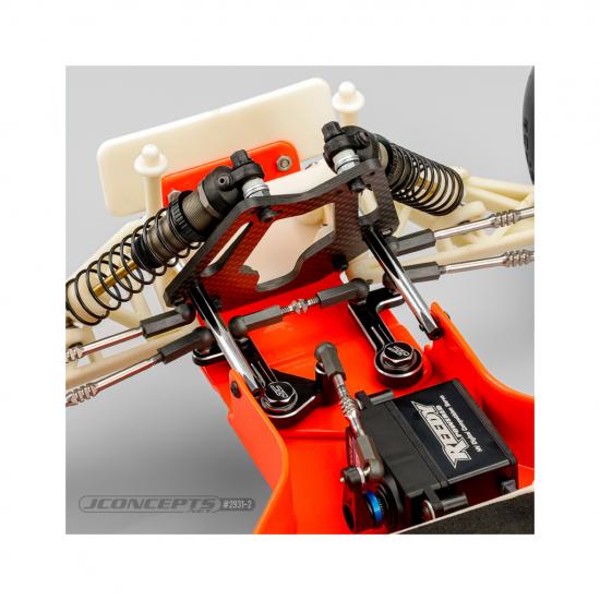 RC10T Aluminium Steering Bellcranks- Black — image 2 of 2