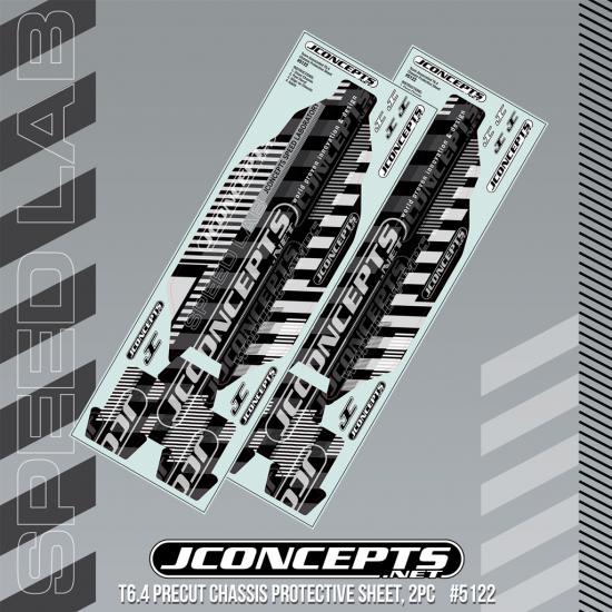 J Concepts T6.4 Precut Chassis Protective Sheet 2pc