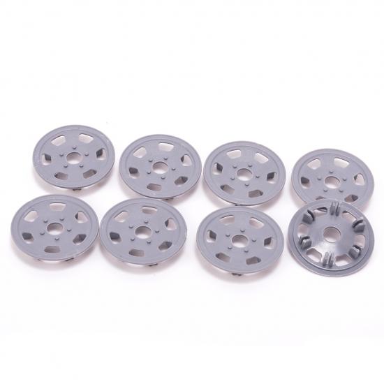 Oval/Mini Wheel Disk Protectors Grey - 4 (2)