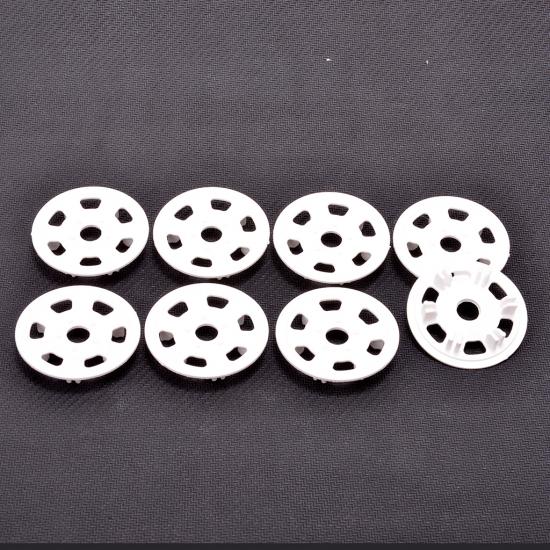 Oval/Mini Wheel Disk Protectors White - 4 (2)
