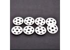 Oval/Mini Wheel Disk Protectors White - 4 (2)