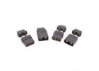 XT90 Plug with Sheath M/F Black - 2pcs