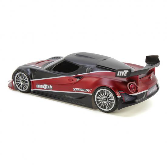 Montech Quattro C 1:10 GT Clear Body - 190mm