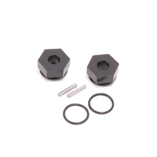 Alloy Wheel Hex 7.5mm (+1.5) Black (2) - ST2