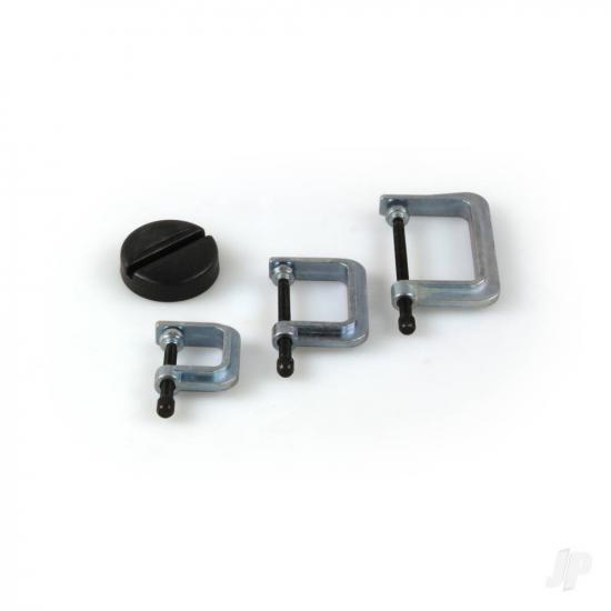 Modelcraft 3 G-Clamps + Magnet (PCl1003)