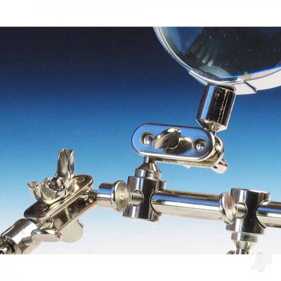 Modelcraft Helping Hand With Glass Magnifier