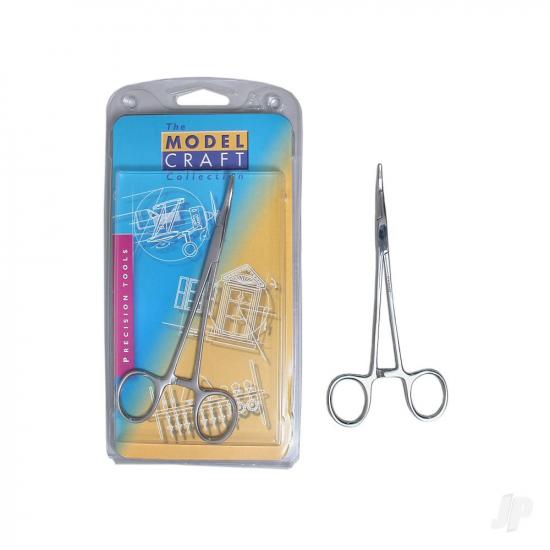 Modelcraft Locking Forceps 150mm Curved (PCl5046)